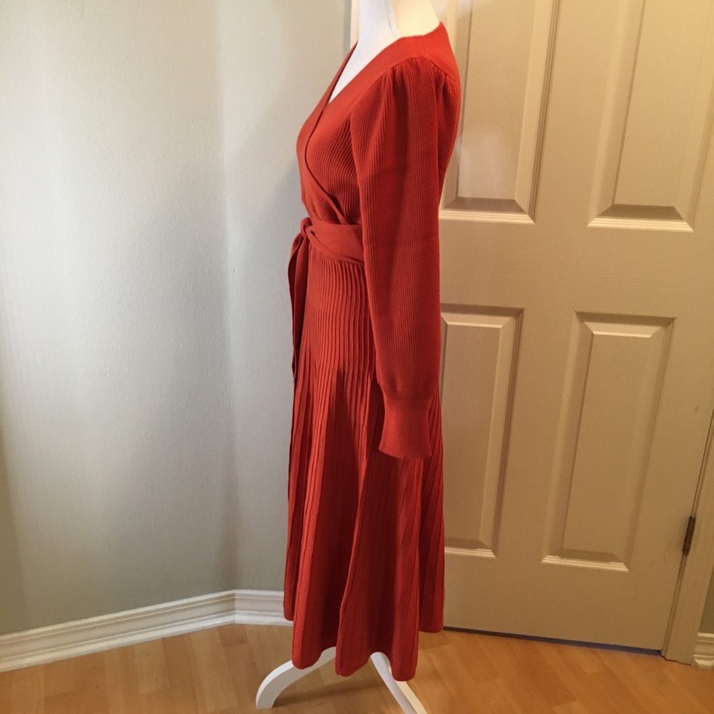 Viciall Faux Wrap Ribbed Sweater Dress - Picture 11 of 13